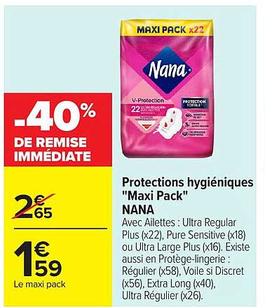 -40% DE REMISE IMMÉDIATE