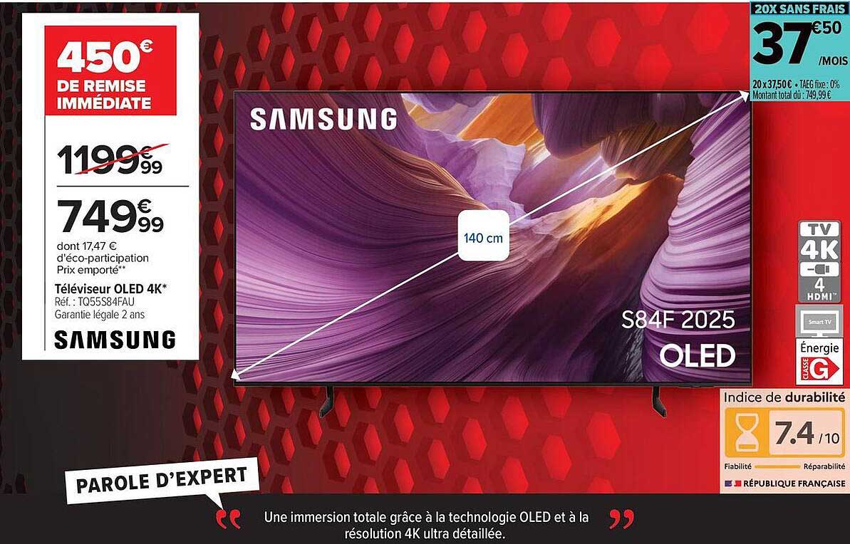 450€ DE REMISE IMMÉDIATE