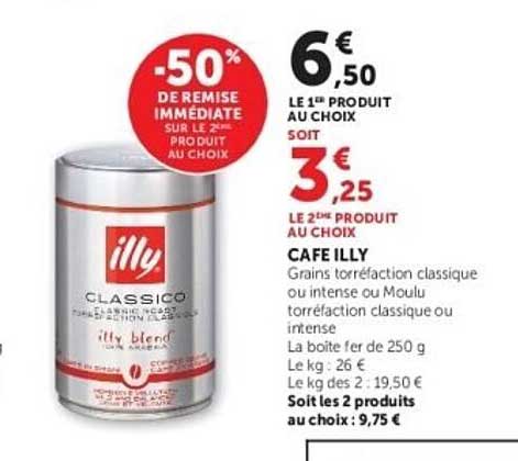 -50% DE REMISE IMMÉDIATE SUR LE 2e PRODUIT AU CHOIX