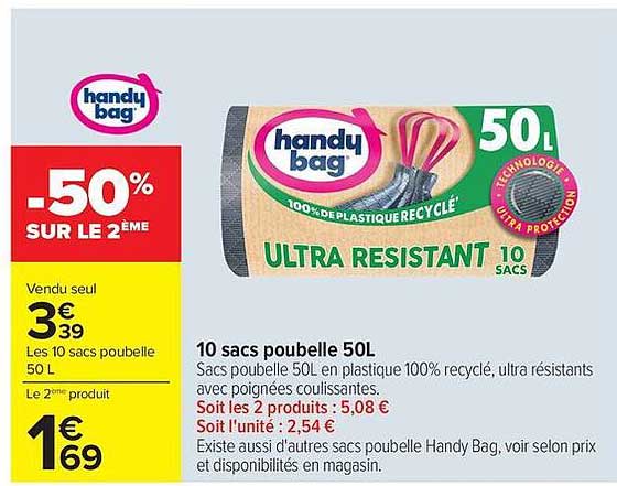 -50% SUR LE 2ÈME