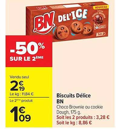-50% SUR LE 2ÈME