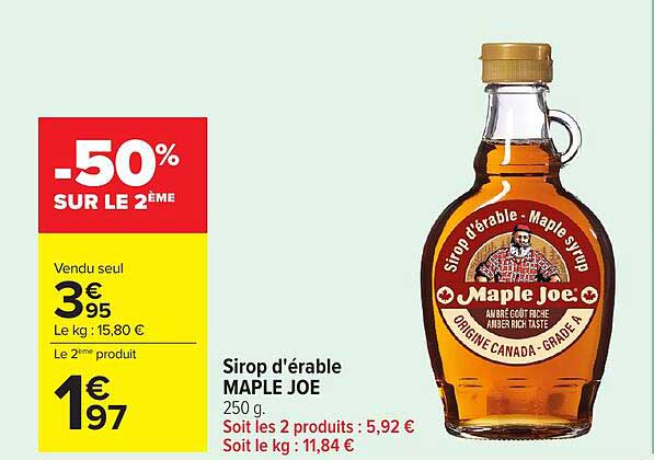 -50% SUR LE 2ÈME