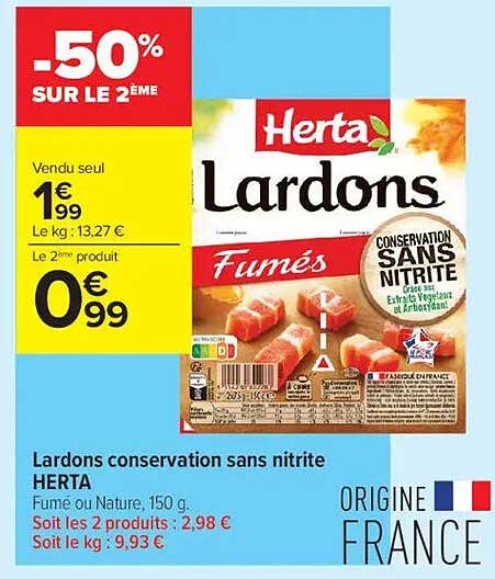 -50% SUR LE 2ÈME