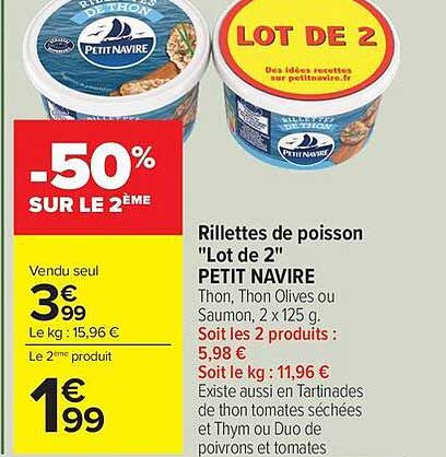 -50% SUR LE 2ÈME