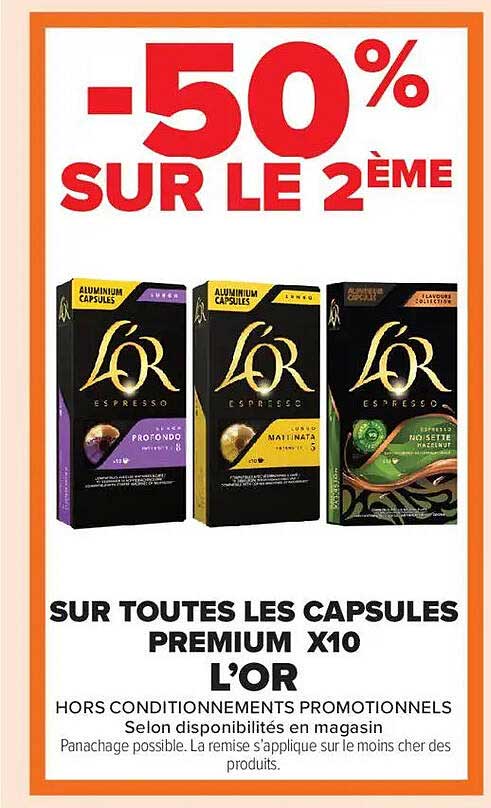-50% SUR LE 2ÈME
