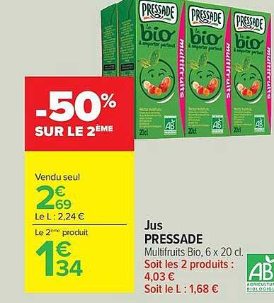 50% SUR LE 2ÈME