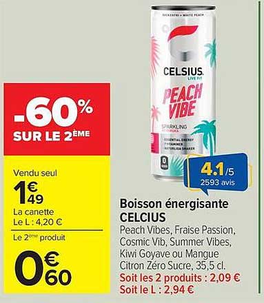 -60% SUR LE 2ÈME