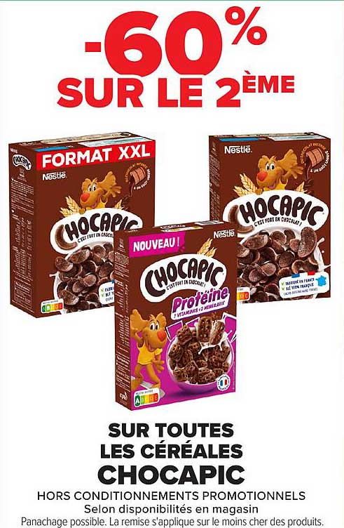 -60% SUR LE 2ÈME
