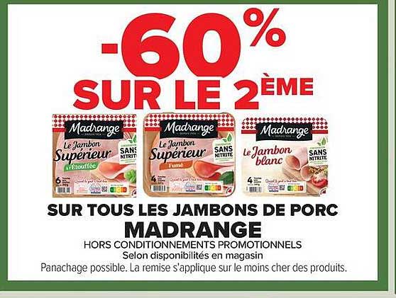 -60% SUR LE 2ÈME