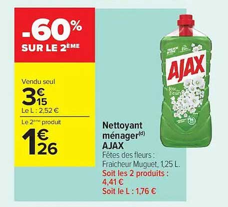 -60% SUR LE 2ÈME