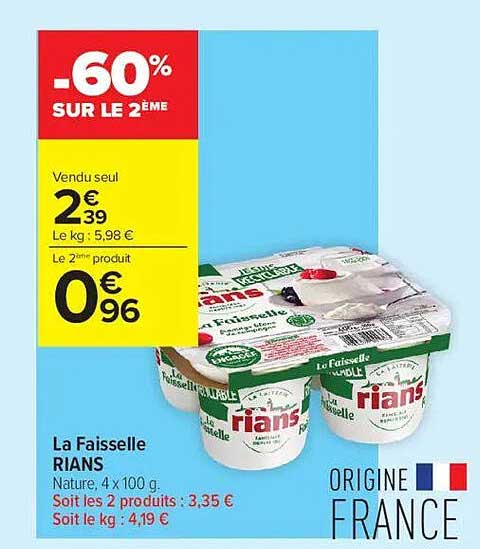 -60% SUR LE 2ÈME