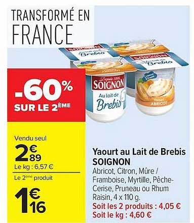 -60% SUR LE 2ÈME