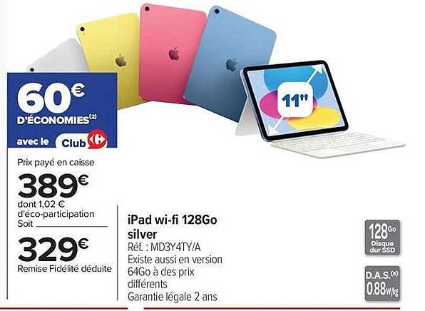 60€ d'économies avec le Club Carrefour