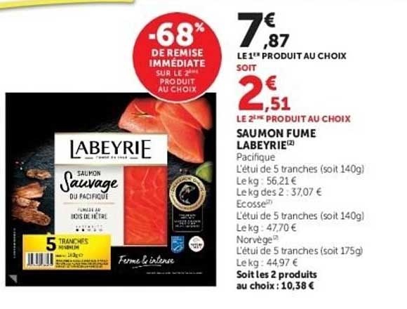 -68% DE REMISE IMMÉDIATE SUR LE 2E PRODUIT AU CHOIX