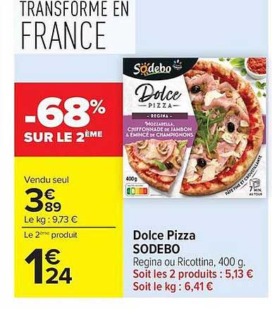 -68% sur le 2ème