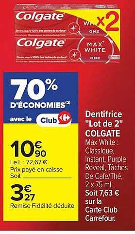 70% D’ÉCONOMIES avec le Club Carrefour