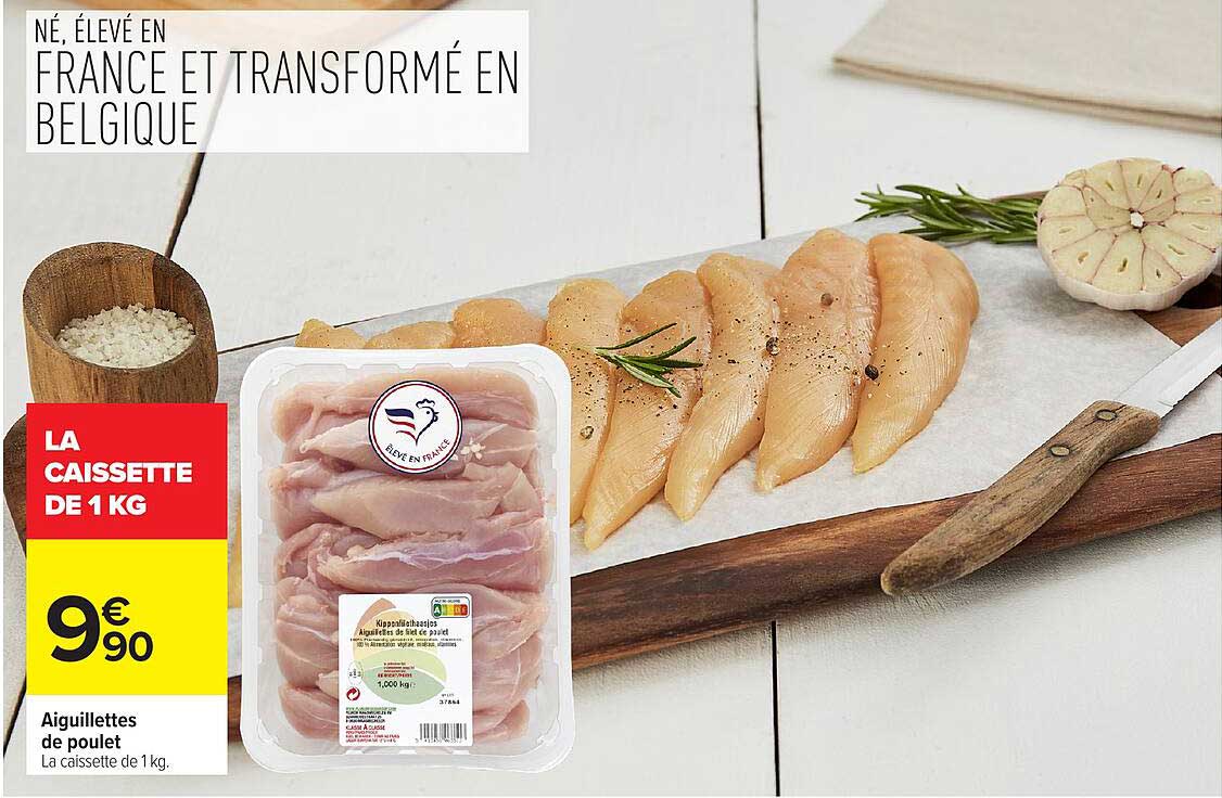 Aiguillettes de poulet