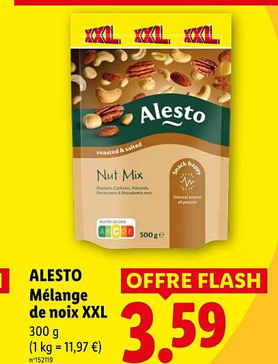 ALESTO Mélange de noix XXL 300 g