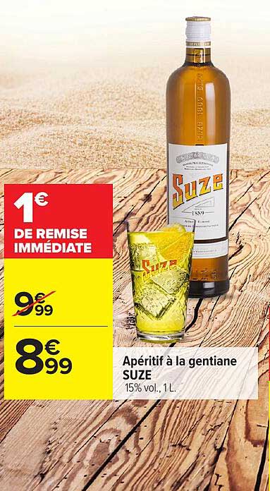 Apéritif à la gentiane SUZE