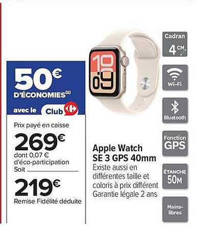 Apple Watch SE 3 GPS 40mm