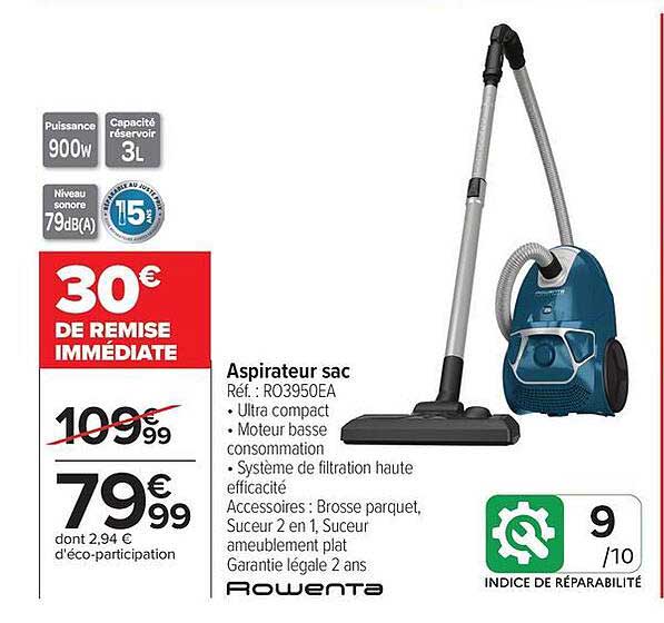 Aspirateur sac