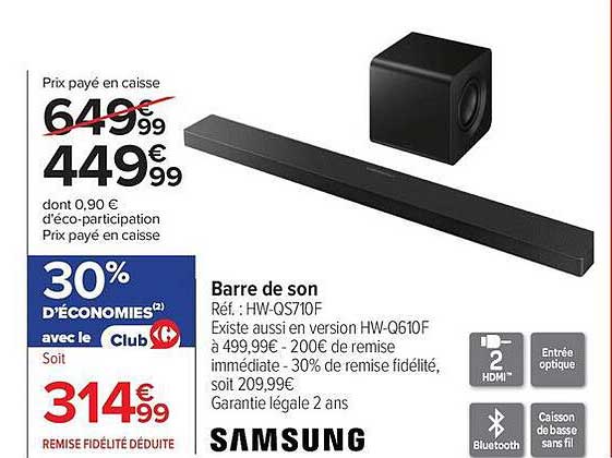 Barre de son