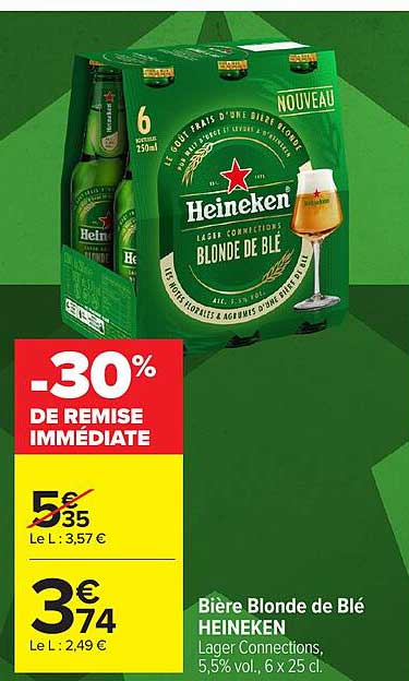 Bière Blonde de Blé HEINEKEN