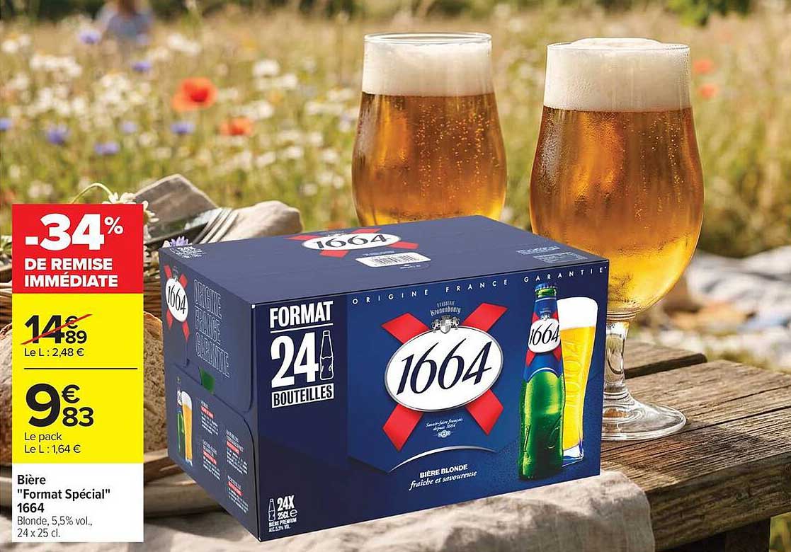 Bière "Format Spécial" 1664