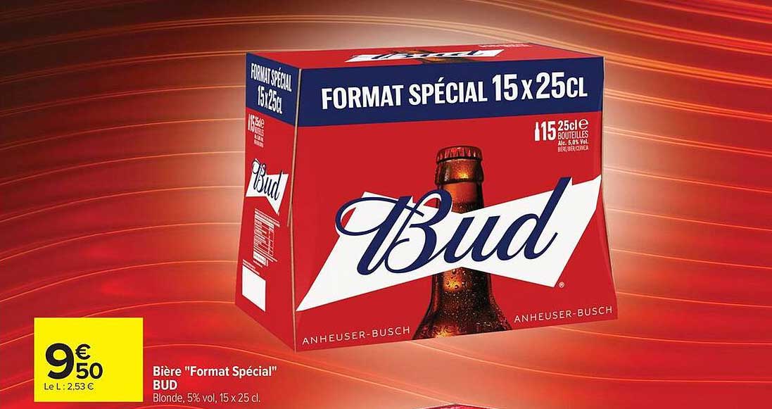 Biere "Format Special" BUD