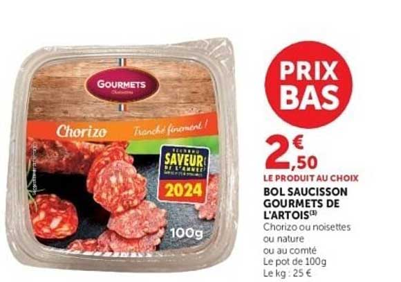 BOL SAUCISSON GOURMETS DE L'ARTOIS(3)