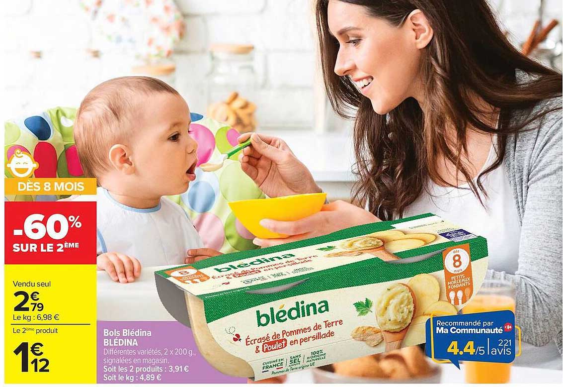 Bols Blédina BLÉDINA