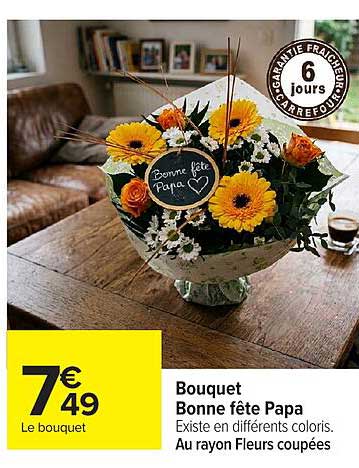 Bouquet Bonne fête Papa