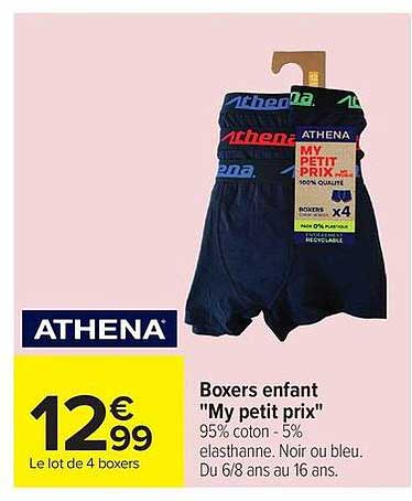 Boxers enfant "My petit prix"