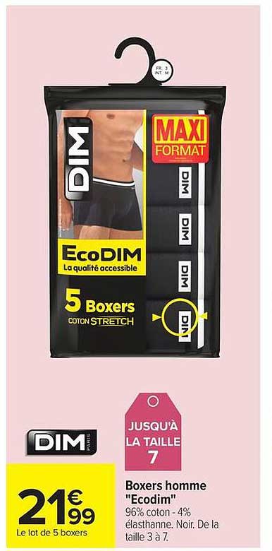 Boxers homme "Ecodim"