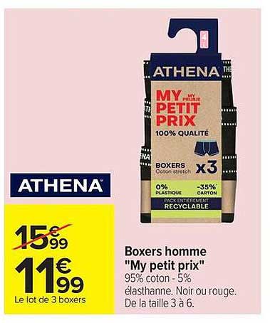 Boxers homme "My petit prix"