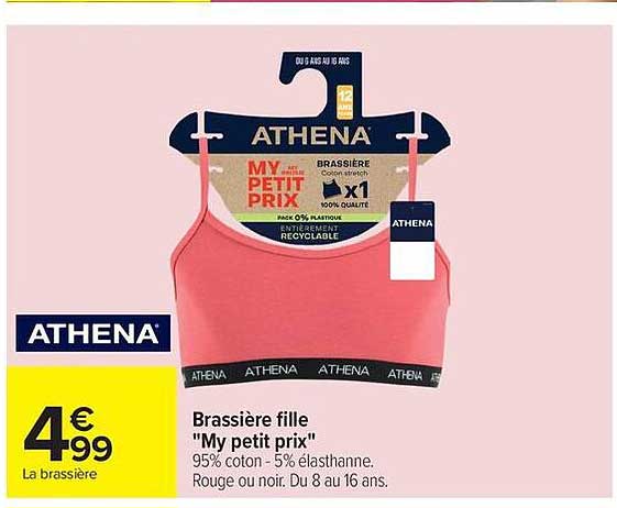 Brassière fille "My petit prix"