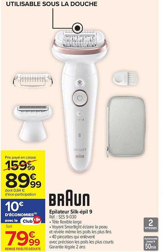 BRAUN Épilateur Silk-épil 9