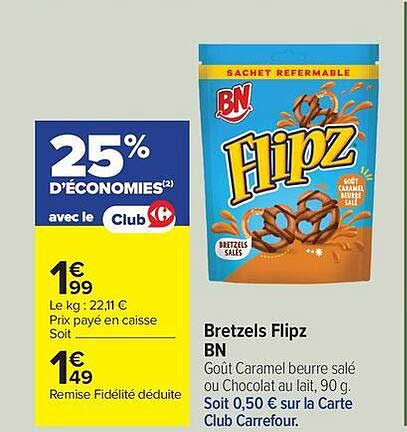 Bretzels Flipz BN