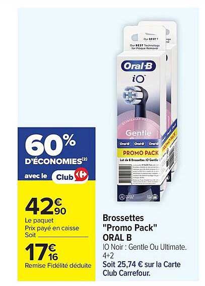 Brossettes "Promo Pack" ORAL B