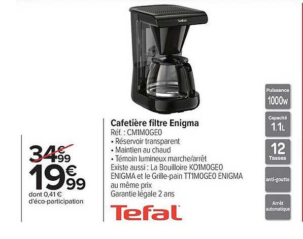 Cafetière filtre Enigma