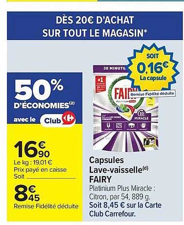 Capsules Lave-vaisselle FAIRY