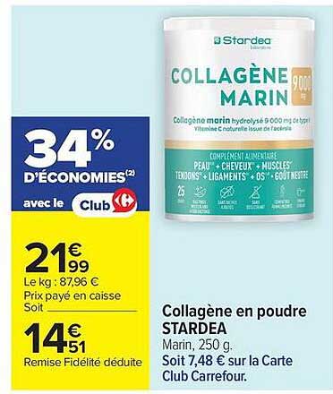 Collagène en poudre STARDEA