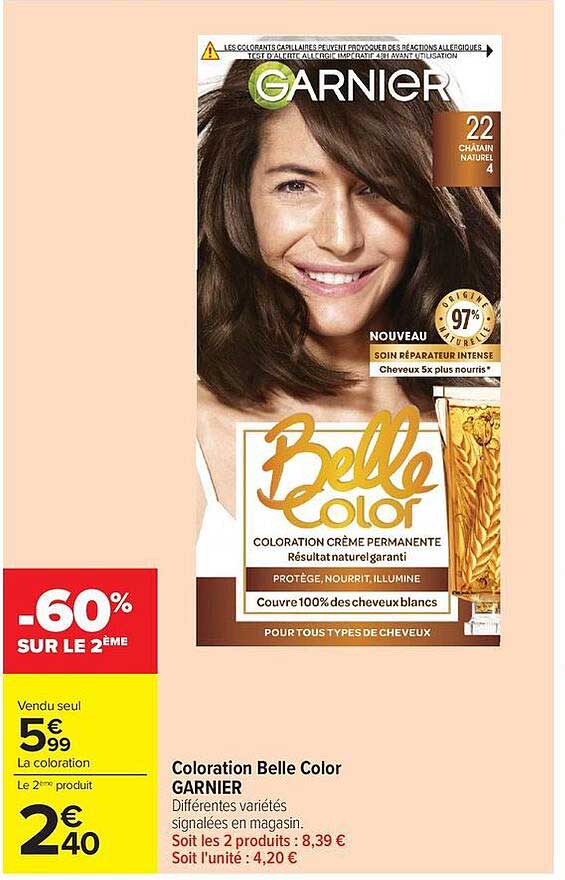Coloration Belle Color GARNIER