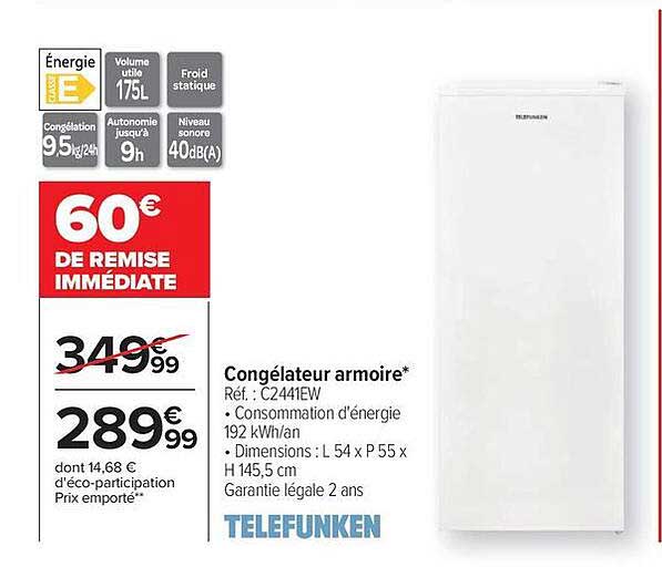 Congélateur armoire*
