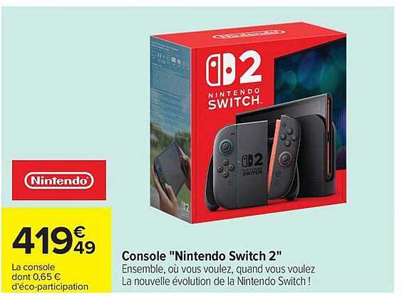 Console "Nintendo Switch 2"