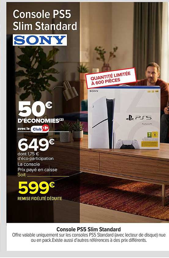 Console PS5 Slim Standard SONY