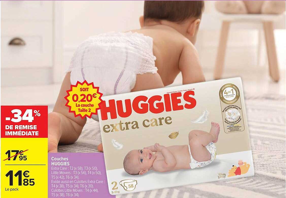 Couches HUGGIES