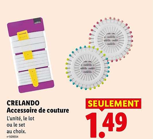 CRELANDO Accessoire de couture