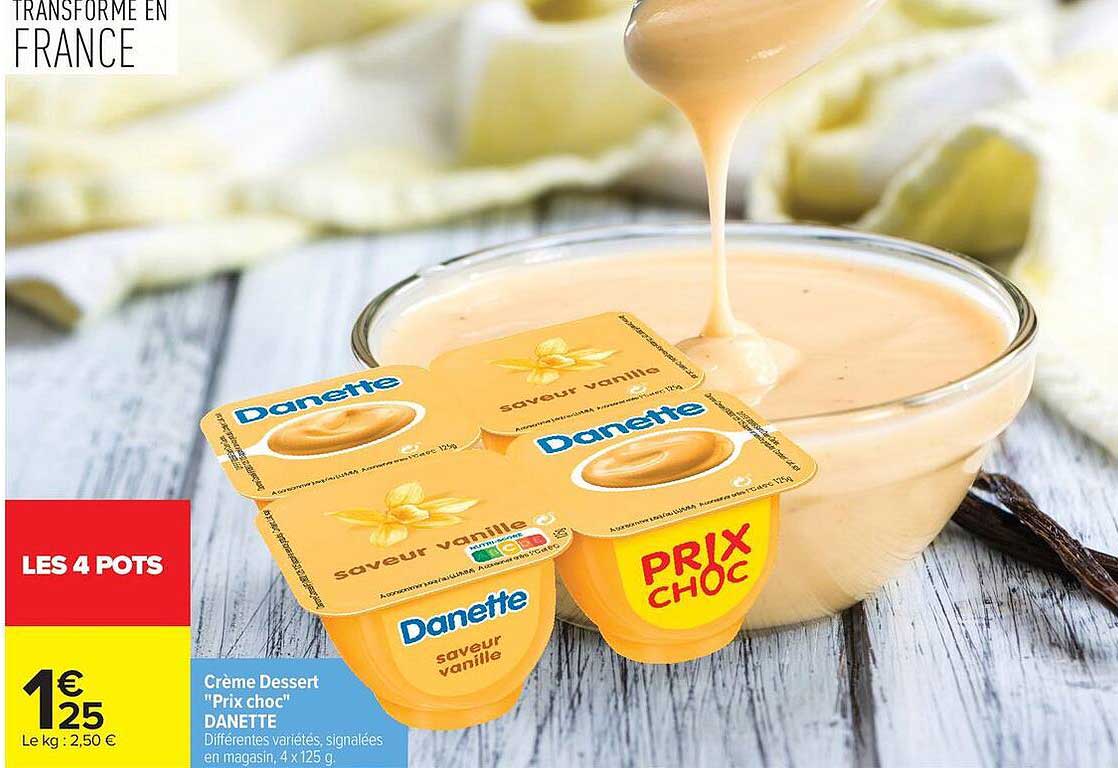 Crème Dessert "Prix choc" DANETTE