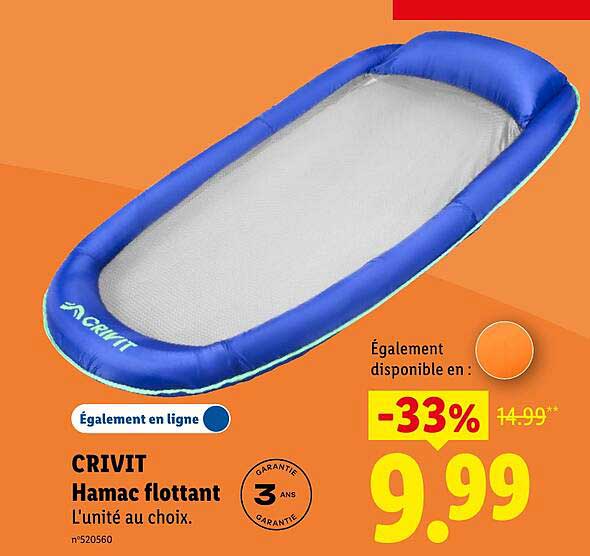 CRIVIT Hamac flottant
